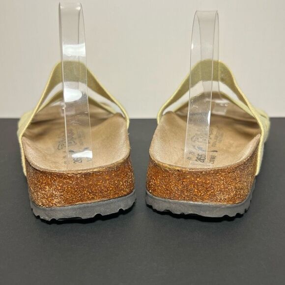 Womens BIRKIS by Birkenstock Yellow Three Strap Sandals / Size 10 - Picture 4 of 8